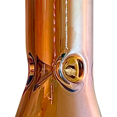 Fortune 18" Electroplated 7mm Beaker Glass Bong