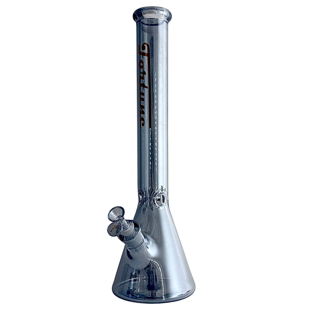 Fortune 18" Electroplated 7mm Beaker Glass Bong