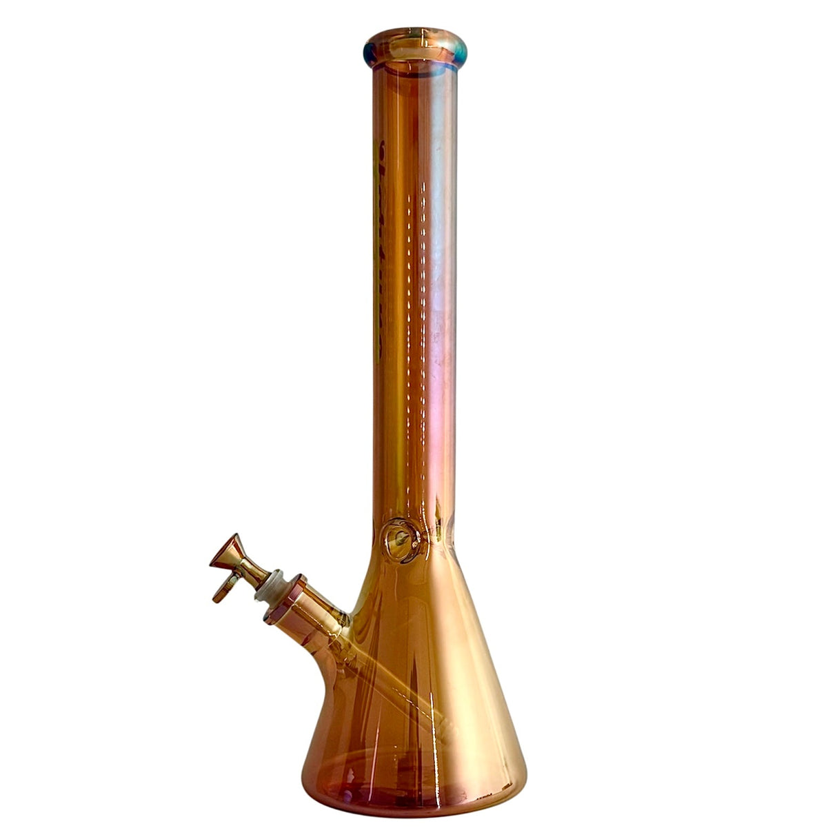 Fortune 18" Electroplated 7mm Beaker Glass Bong