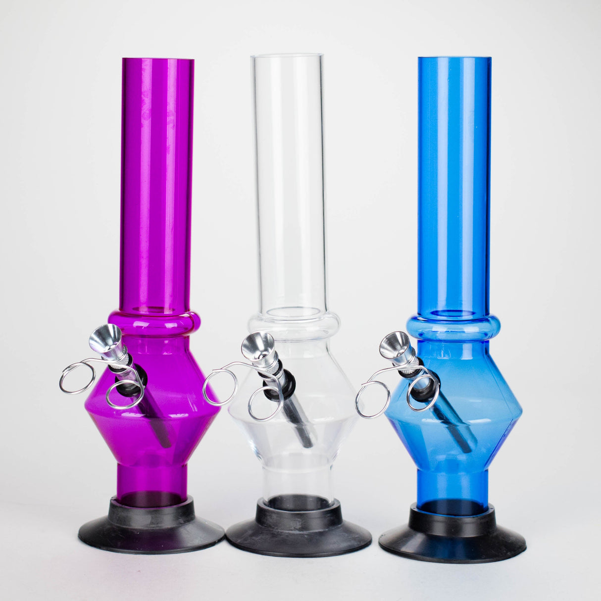 10-Inch Acrylic Water Pipe – Assorted Colours