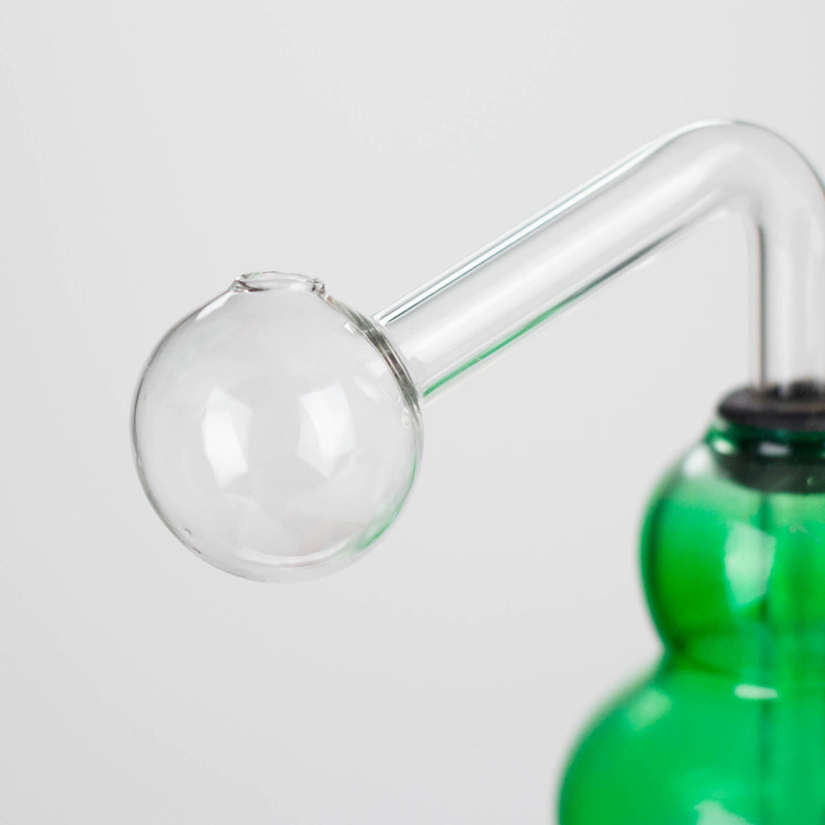 RMG WHOLESALE Dab Rig 6-Inch Flat Bottom Skull Glass Oil Burner Skull Glass Oil Burner Pipe - 6-Inch Flat Bottom