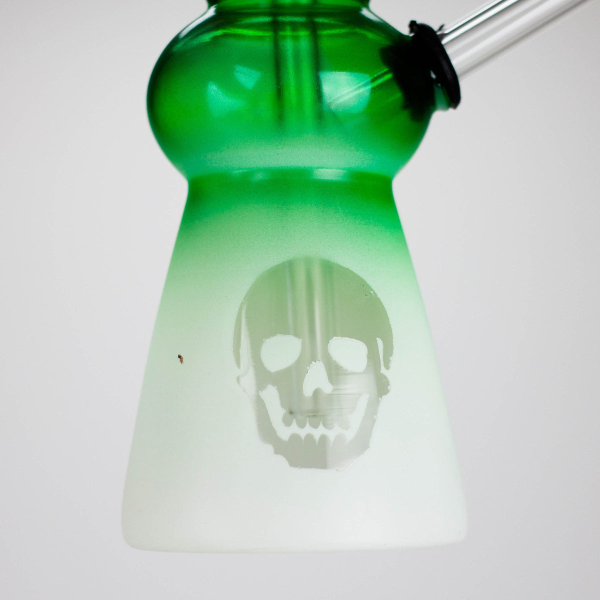 RMG WHOLESALE Dab Rig 6-Inch Flat Bottom Skull Glass Oil Burner Skull Glass Oil Burner Pipe - 6-Inch Flat Bottom