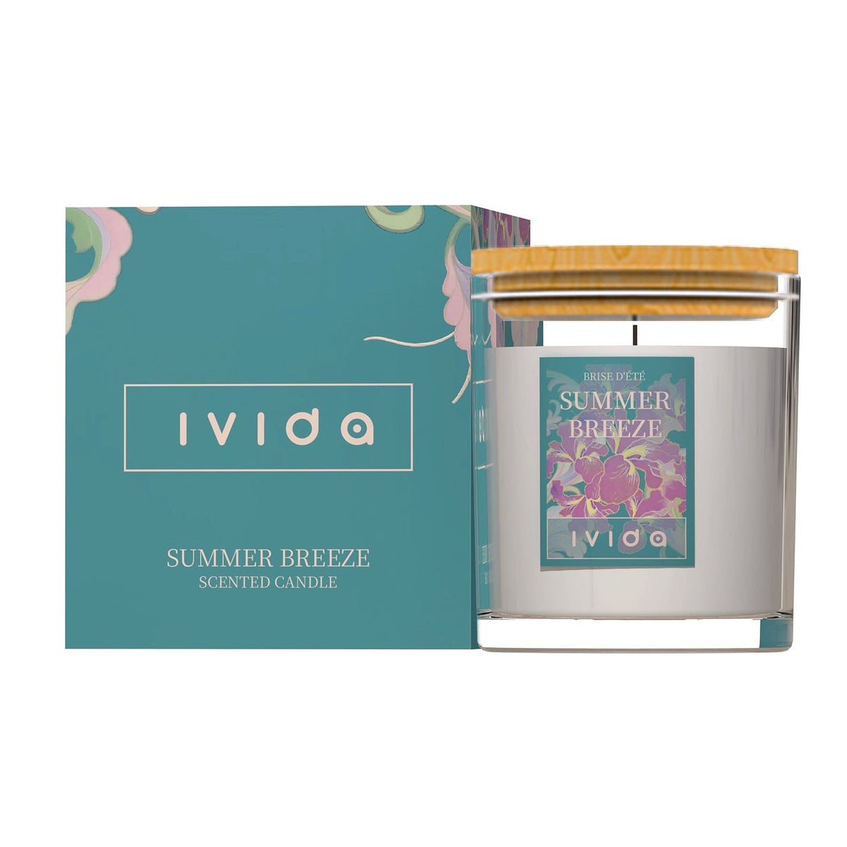 Super Supplys Inc Candle Ivida 14oz Premium Odor Eliminator Candle Ivida 14oz Odor Eliminator Candle
