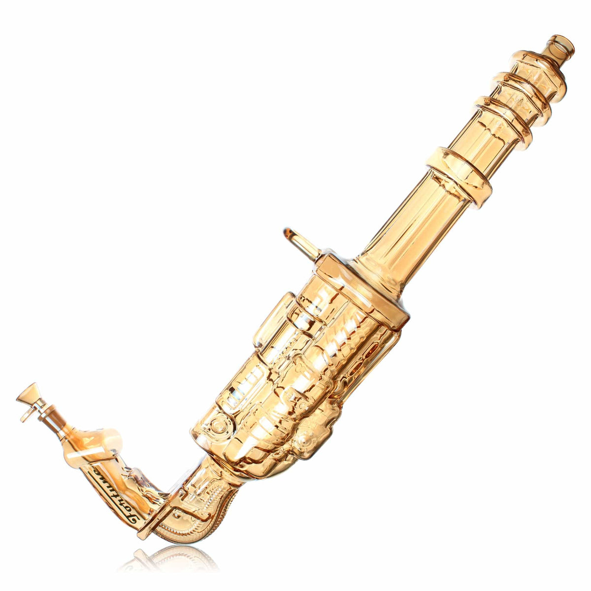 Fortune Glass Bong Fortune 24" Electroplated Gatling Gun Glass Bong with Hardwood Stand Fortune 24" Gatling Gun Glass Bong | Canada