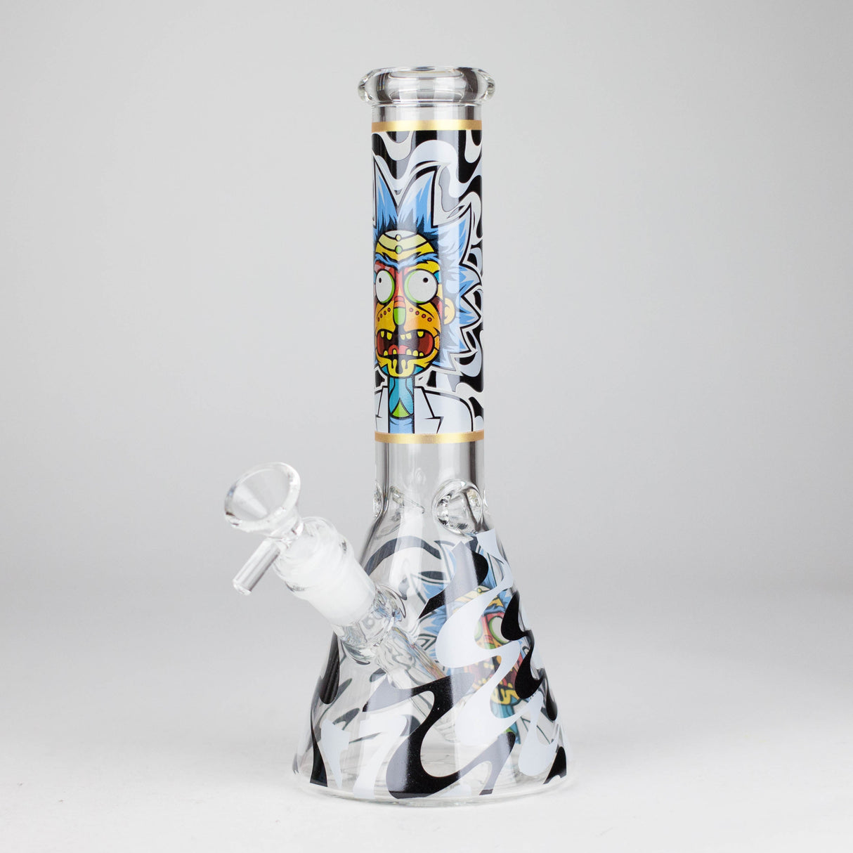 Bong en verre de 25 cm phosphorescent