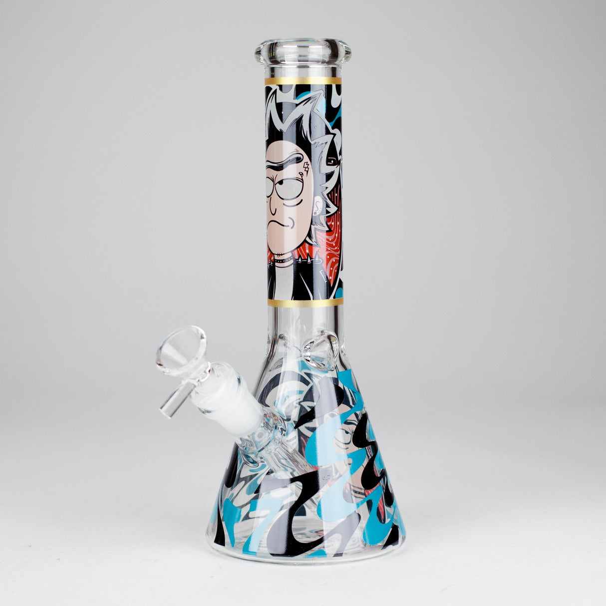 Bong en verre de 25 cm phosphorescent