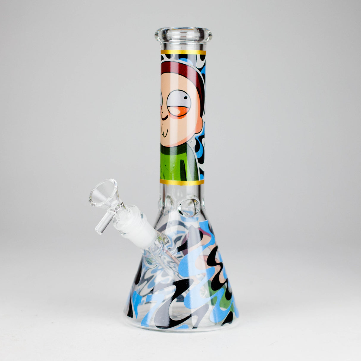 Bong en verre de 25 cm phosphorescent