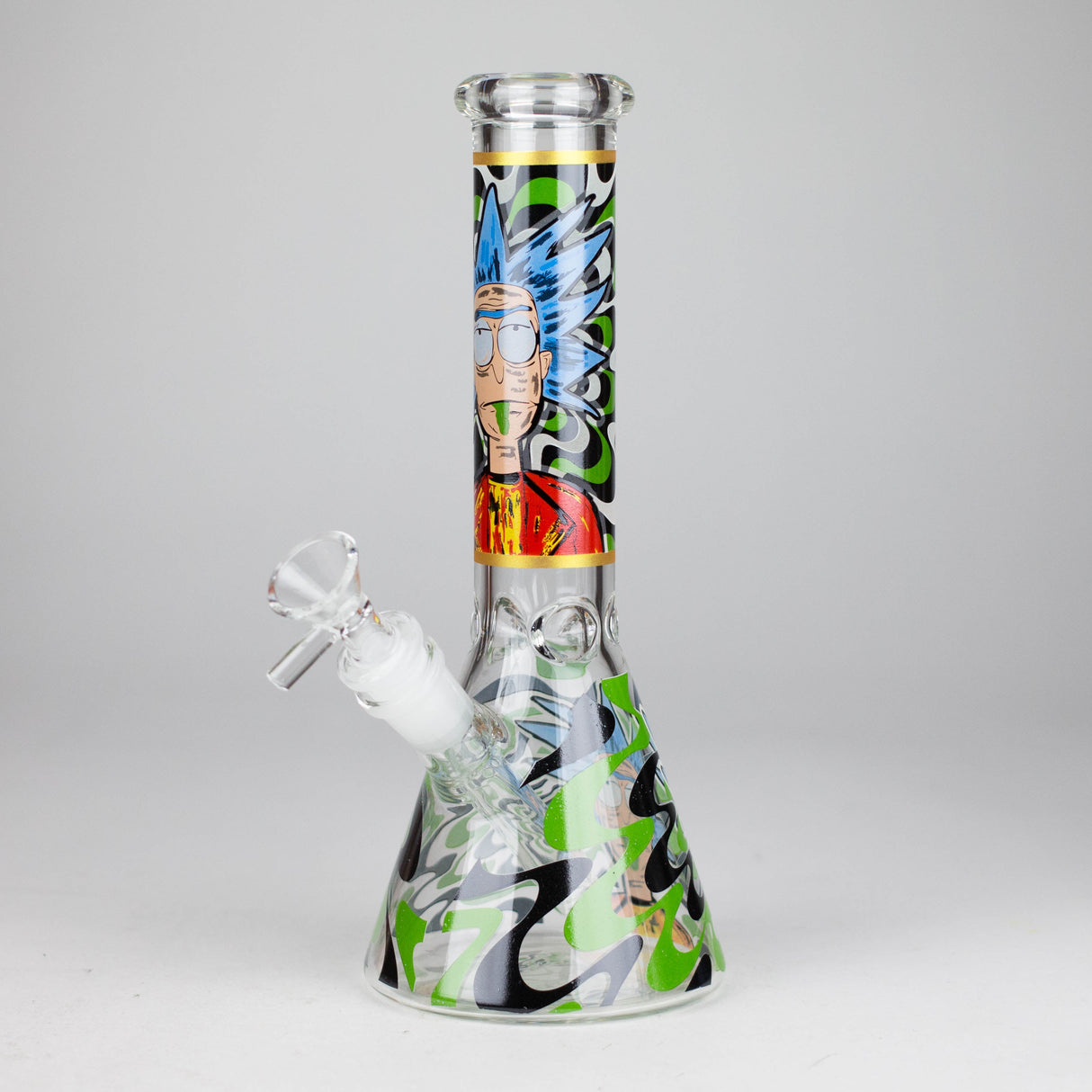 Bong en verre de 25 cm phosphorescent