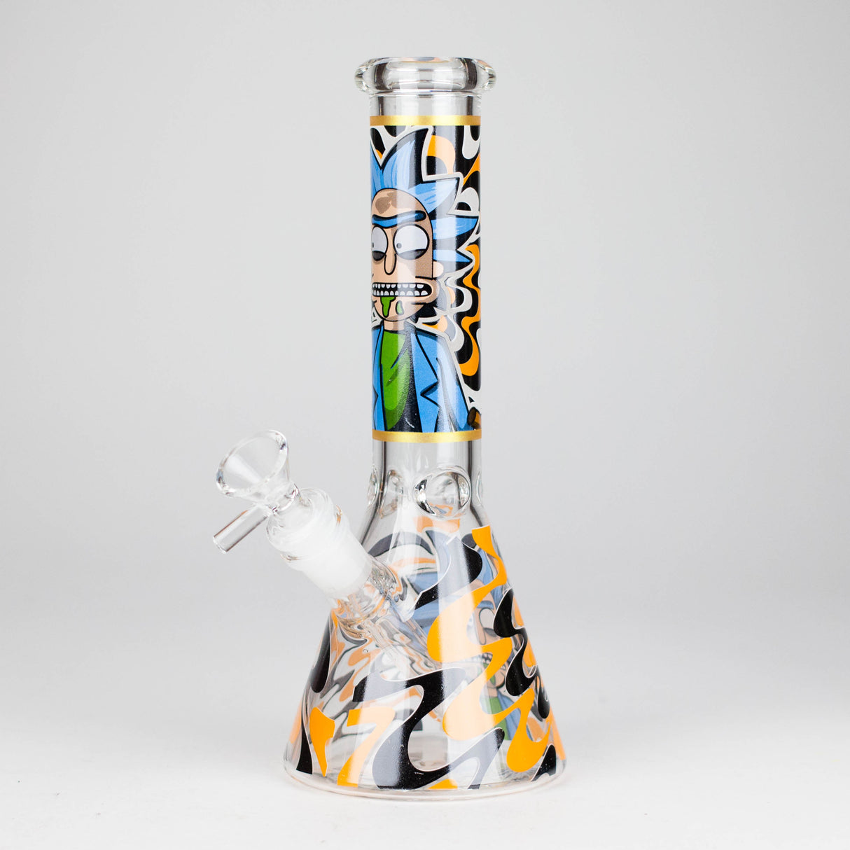 Bong en verre de 25 cm phosphorescent