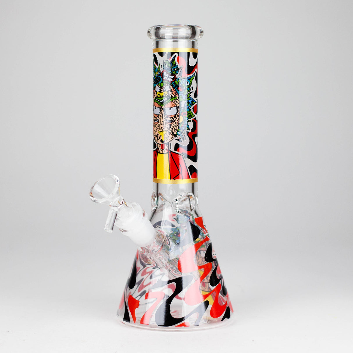 Bong en verre de 25 cm phosphorescent