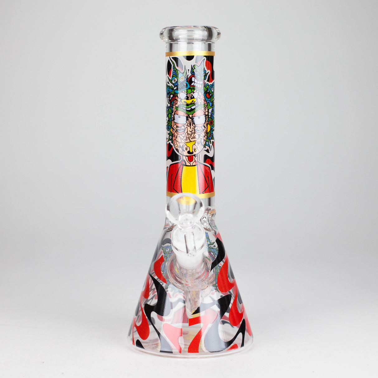 Bong en verre de 25 cm phosphorescent