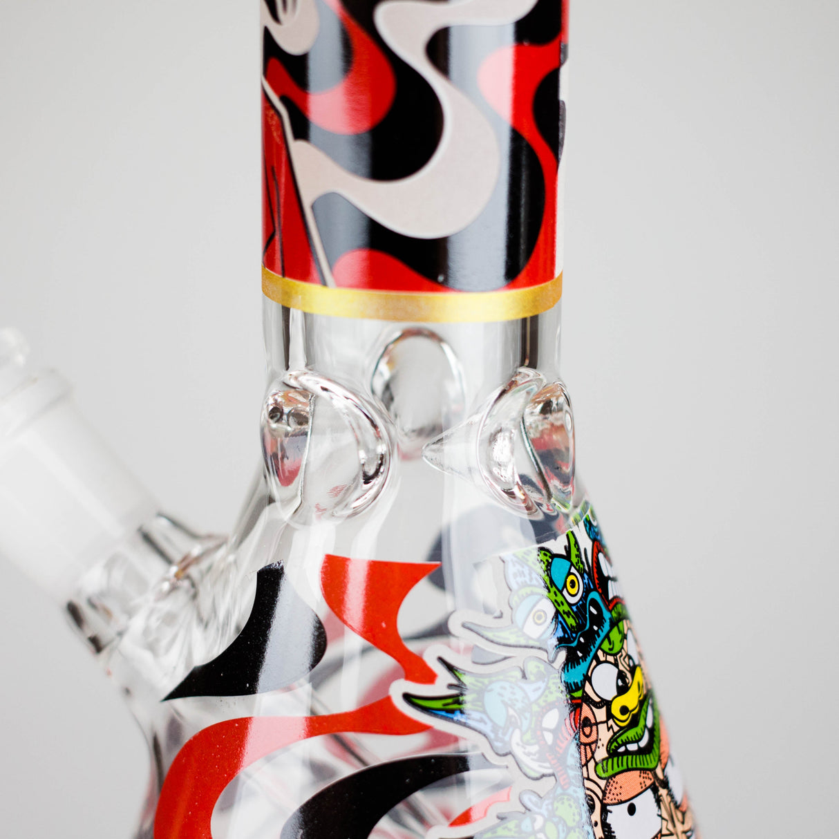 Bong en verre de 25 cm phosphorescent