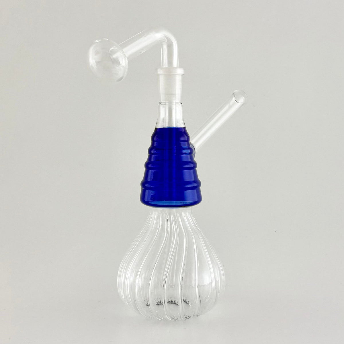 Super Supplys Inc Dab Rig 7-Inch Swirl Oil Burner Bubbler - 14mm Glass Kit Swirl Oil Burner Bubbler - 7-Inch 14mm Glass Kit