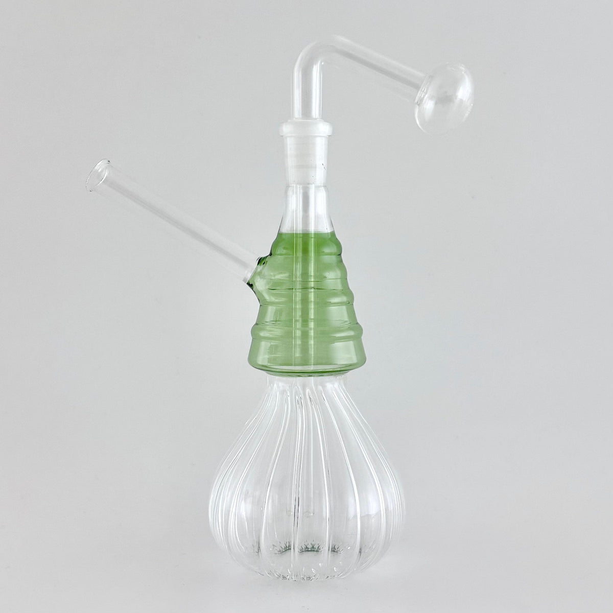 Super Supplys Inc Dab Rig 7-Inch Swirl Oil Burner Bubbler - 14mm Glass Kit Swirl Oil Burner Bubbler - 7-Inch 14mm Glass Kit