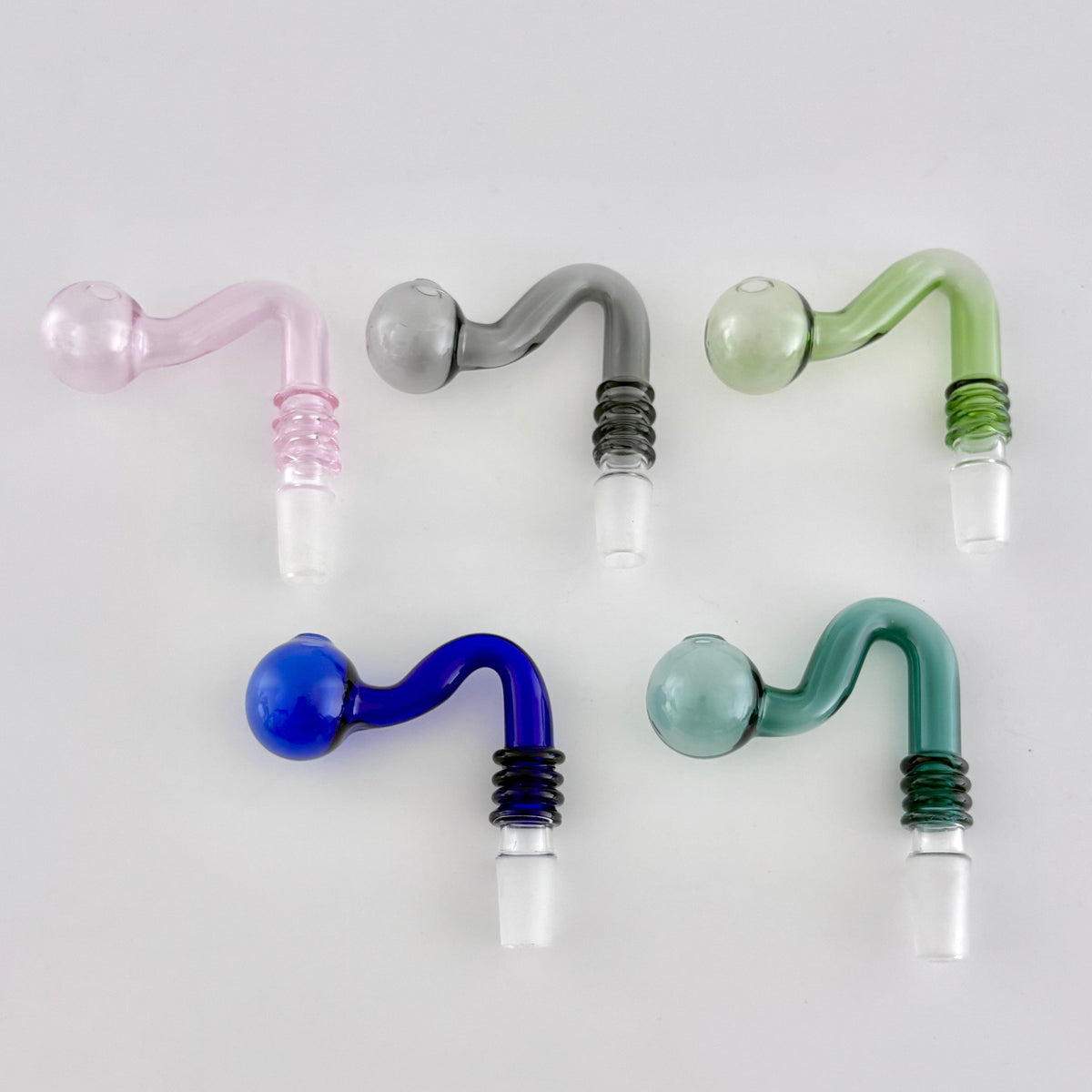 Super Supplys Inc Dab Rig Accessory Glass Oil Burner Attachment - 5 Color Options (2 Pack) Glass Oil Burner Attachment - Replacement Glass Part Canada