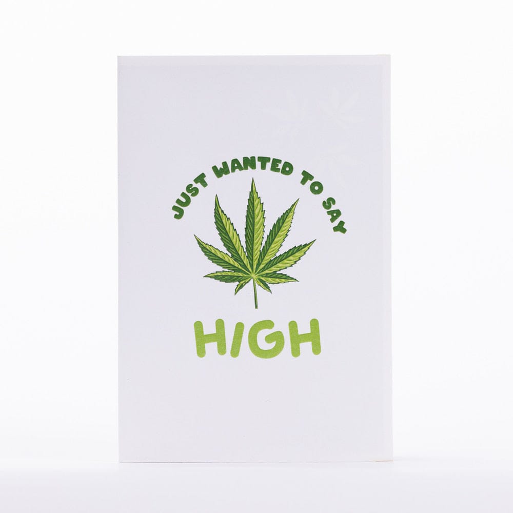 Intricate Greetings Stationery · Accessory Intricate Greetings Cannabis Leaf 3D Pop-Up Card Cannabis Leaf 3D Pop-Up Card