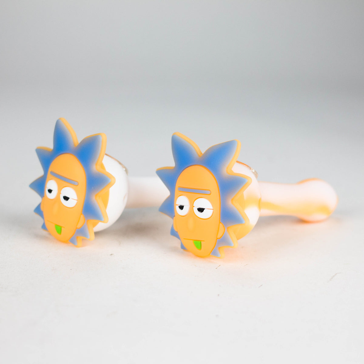 4.5-Inch Cartoon Silicone Hand Pipe with Glass Bowl
