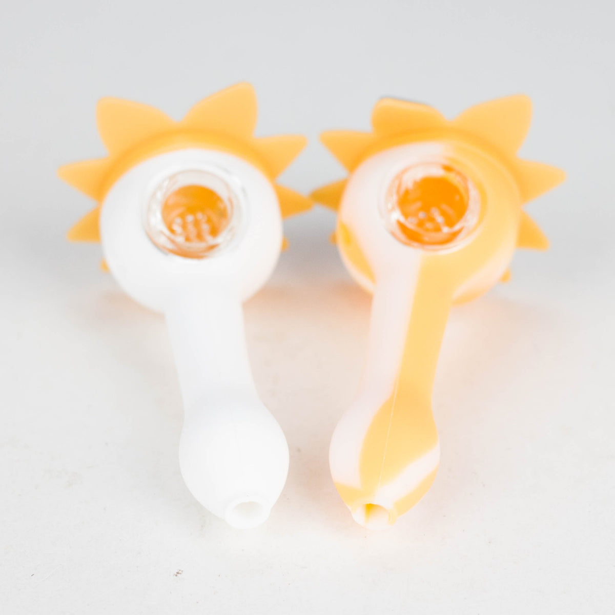 4.5-Inch Cartoon Silicone Hand Pipe with Glass Bowl