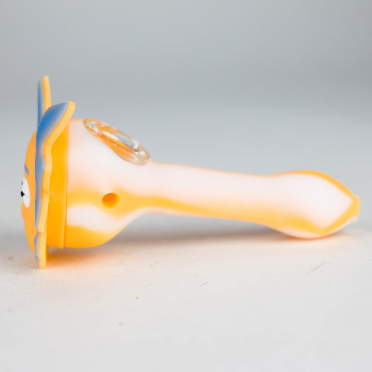 4.5-Inch Cartoon Silicone Hand Pipe with Glass Bowl