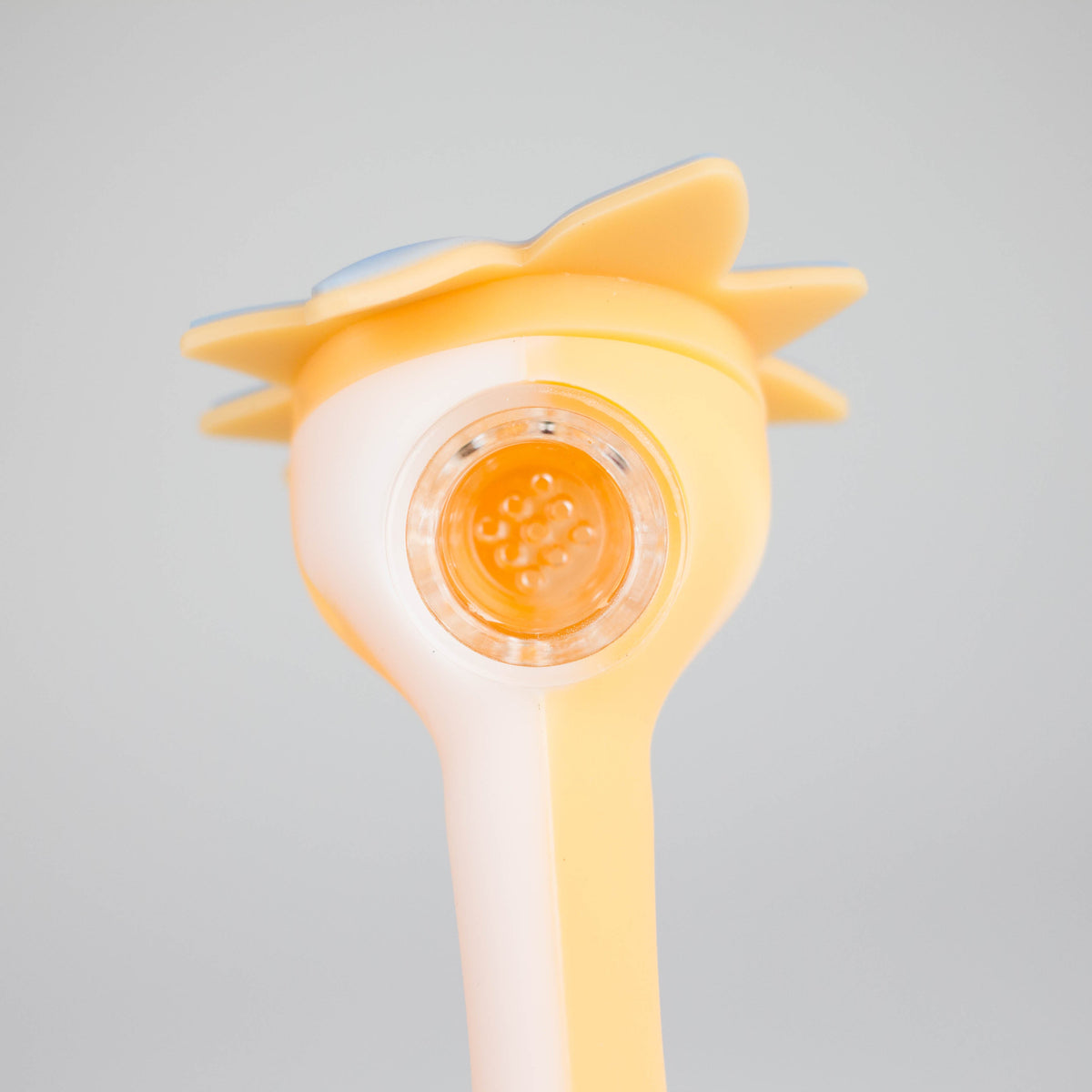 4.5-Inch Cartoon Silicone Hand Pipe with Glass Bowl
