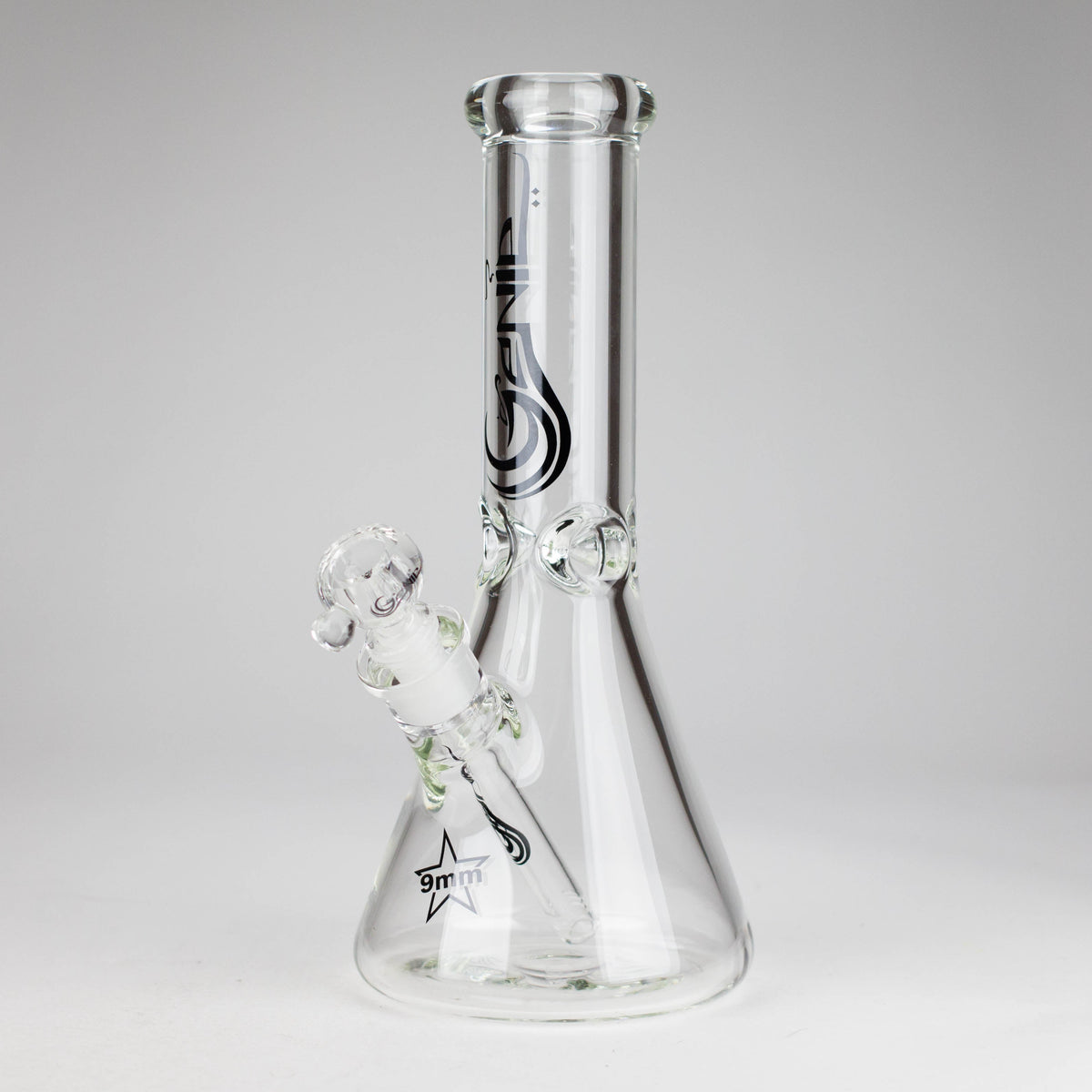 Bong en forme de bécher Genie 12" à tube torsadé 9mm