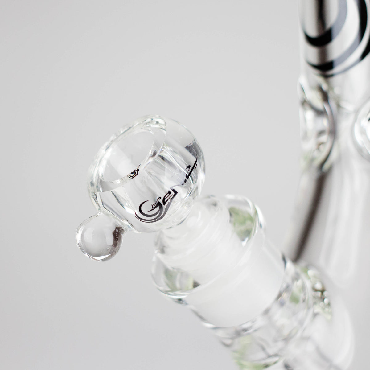 Bong en forme de bécher Genie 12" à tube torsadé 9mm
