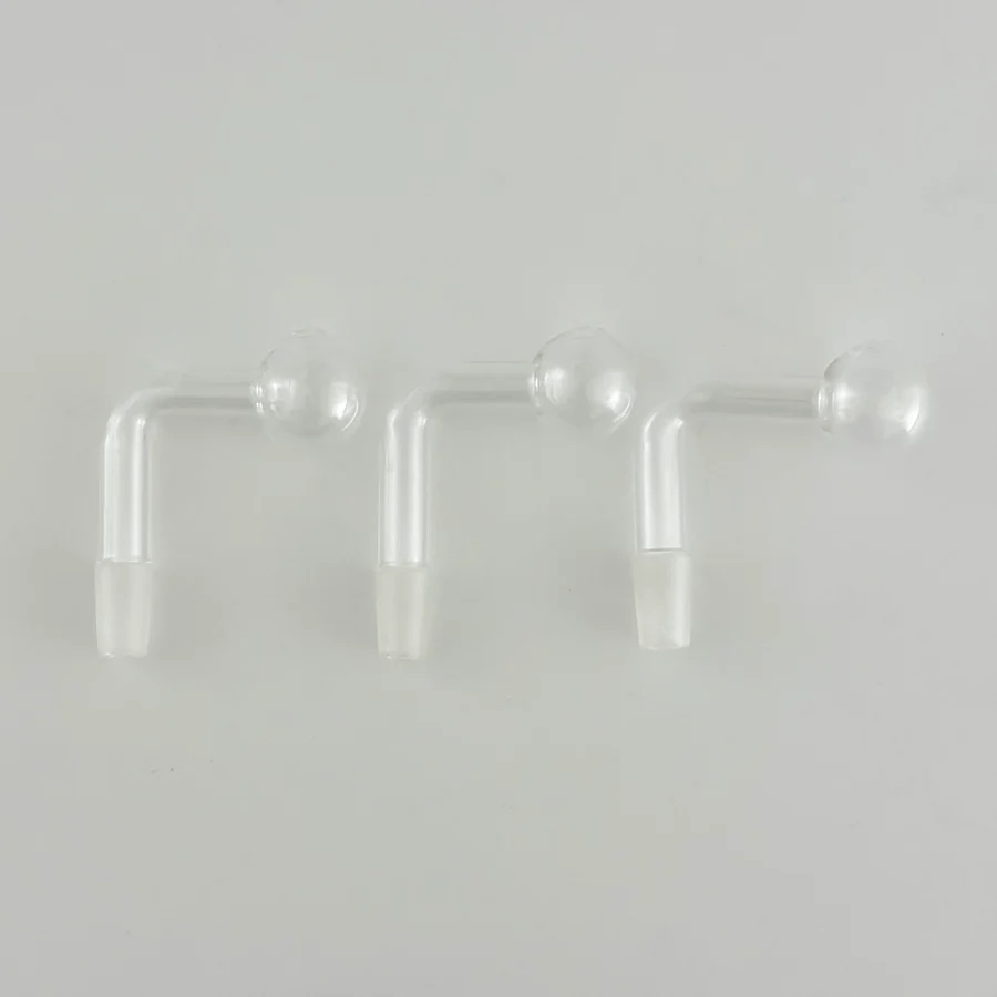 Super Supplys Inc Oil Burner Pipe L Shape Oil Burner Pipes - 14mm Male Joint 3CT L Shape Oil Burner Pipes - 14mm Male 3-Pack