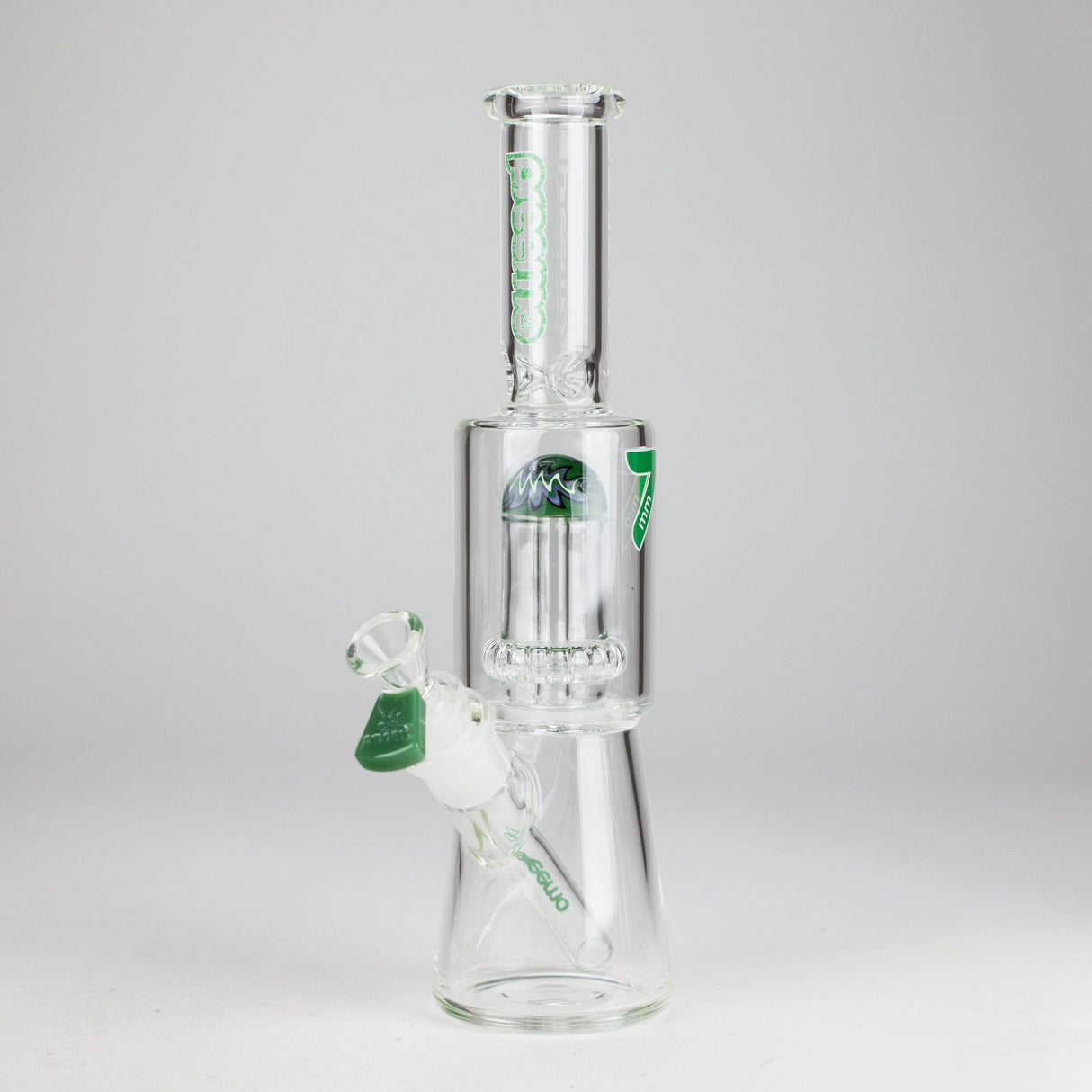 Preemo 11" Showerhead Perc 7mm Mini Glass Bong
