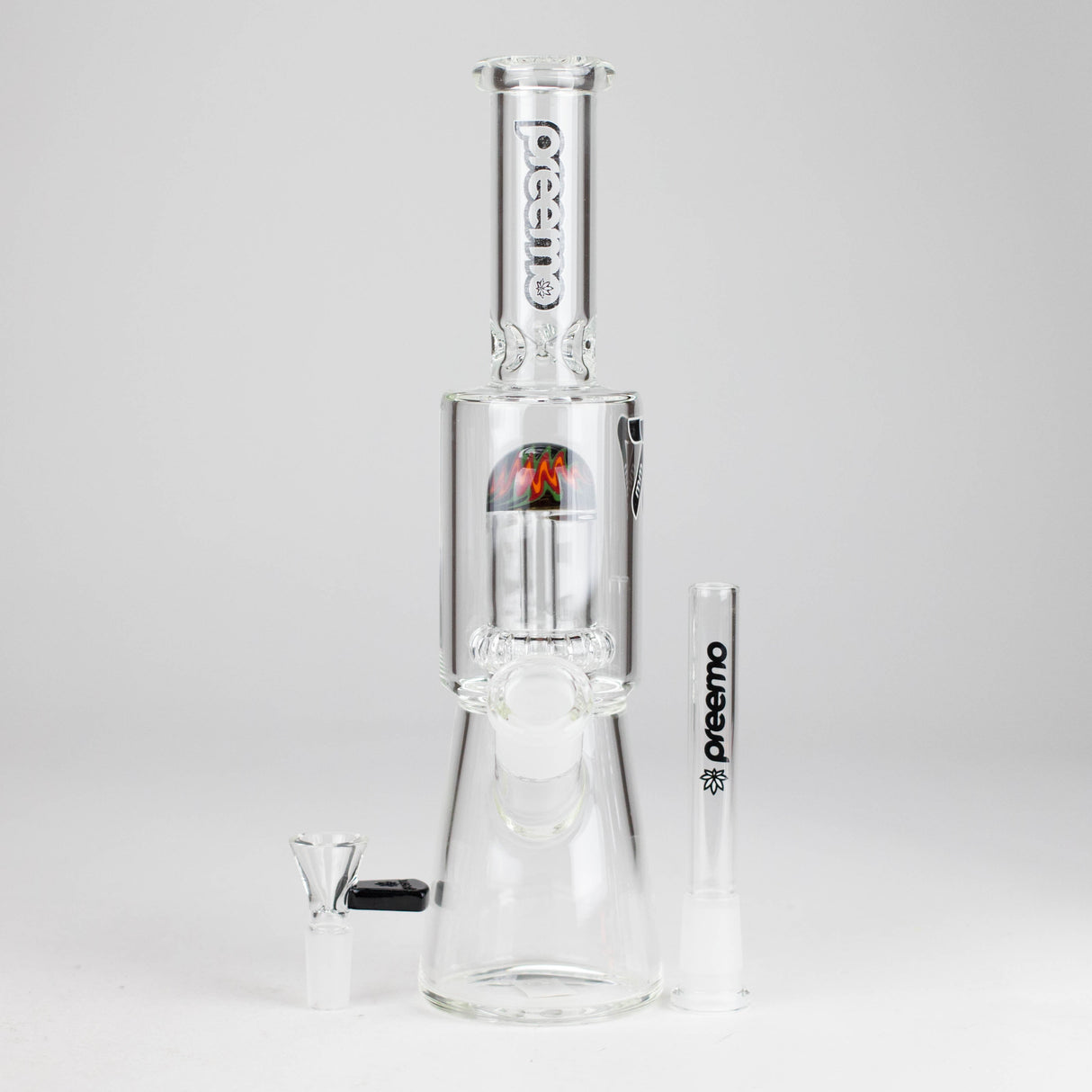 Preemo 11" Showerhead Perc 7mm Mini Glass Bong