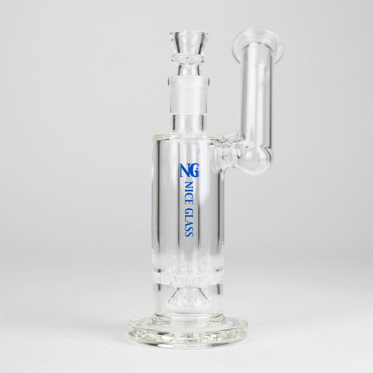 High-End Brands Glass Glass Rig NG 9" Honeycomb Showerhead Sidecar Bubbler Nice Glass 9" Sidecar Bubbler with Dual Perc