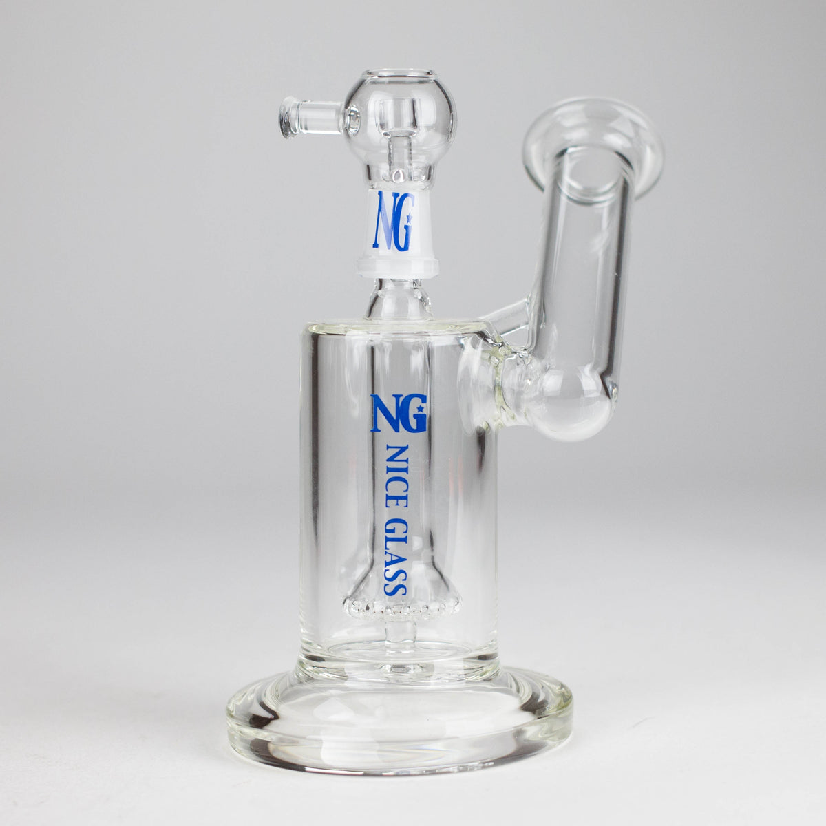 Nice Glass 6-Inch Showerhead Sidecar Oil Rig