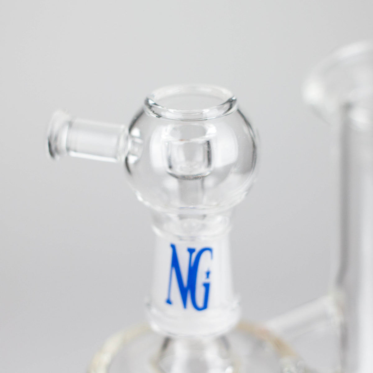 Nice Glass 6-Inch Showerhead Sidecar Oil Rig