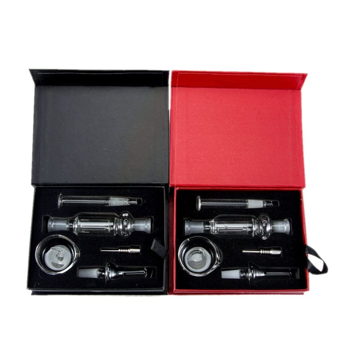 Maple Craft Inc Nectar Collector Nectar Collector Kit With Glass And Titanium Nail + Nectar Pipe Nectar Collector Kit With Glass And Titanium Nail + Nectar Pipe