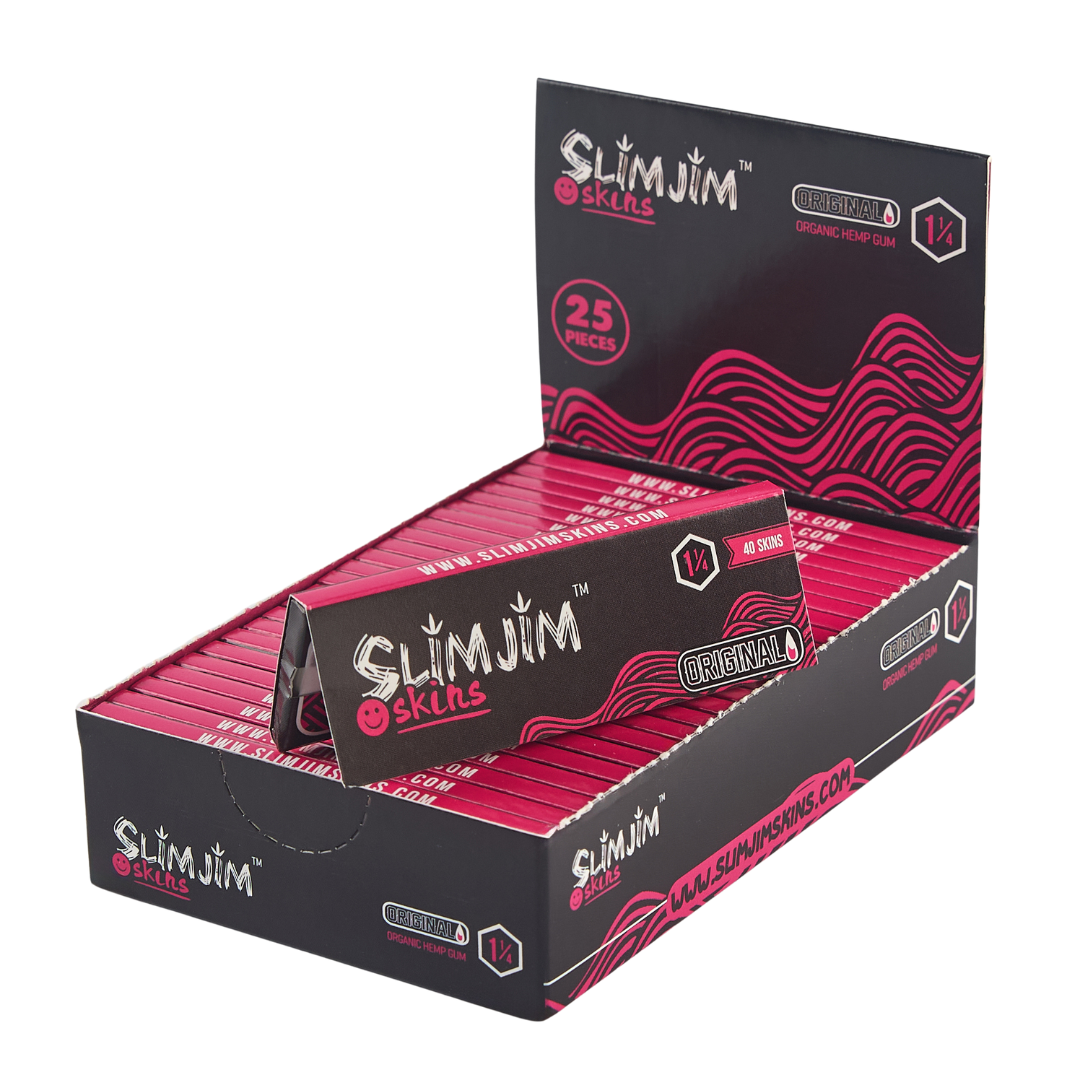 Slimjim Original 1 1/4 Rolling Papers - 25 Pack Box