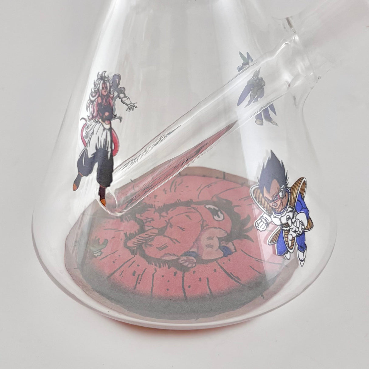 12" Anime-Themed Beaker Bongs – 4mm Thick Glass