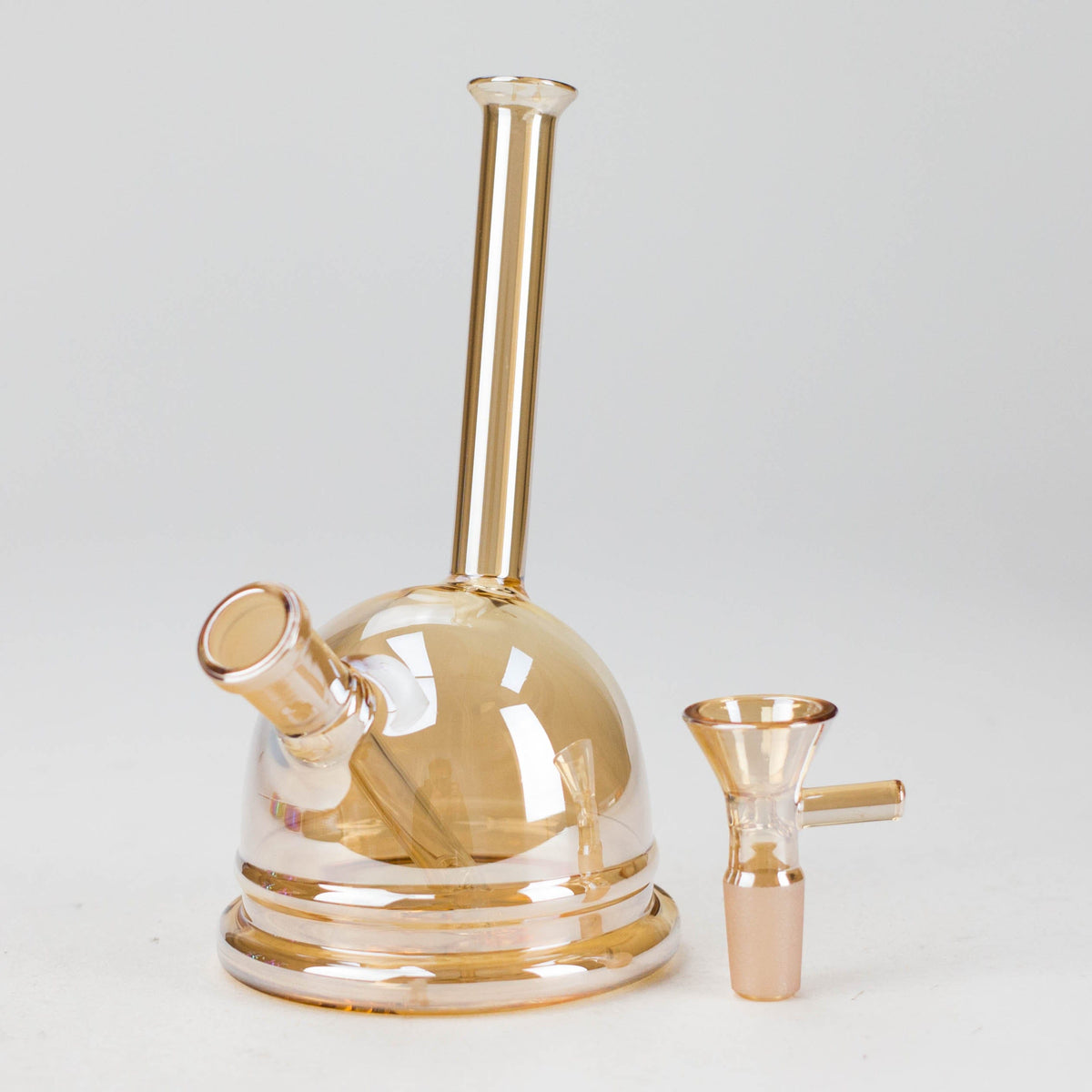 777 Smoke Glass Bong 7" Iridescent Electroplate Glass Bubbler 7" Iridescent Electroplate Bubbler | Canada