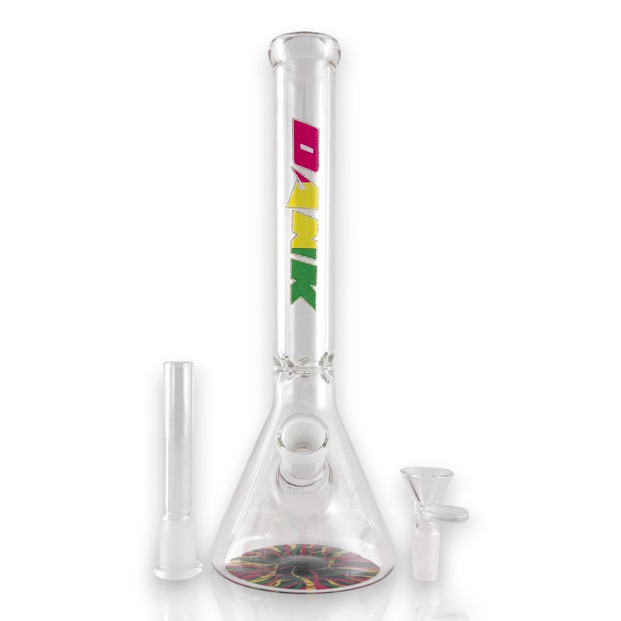 Dank 10" 5mm Logo Beaker Glass Bong