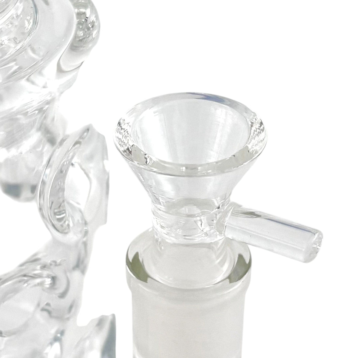 Super Supplys Inc Glass Bong 16" Straight Shooter Water Pipe with Screw Percolators - Celeste 16" Straight Shooter Water Pipe with Screw Percolators - Celeste