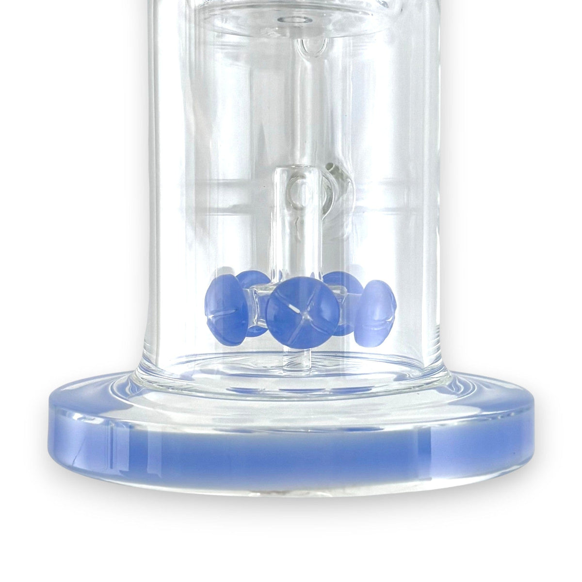 Super Supplys Inc Glass Bong 16" Straight Shooter Water Pipe with Screw Percolators - Celeste 16" Straight Shooter Water Pipe with Screw Percolators - Celeste