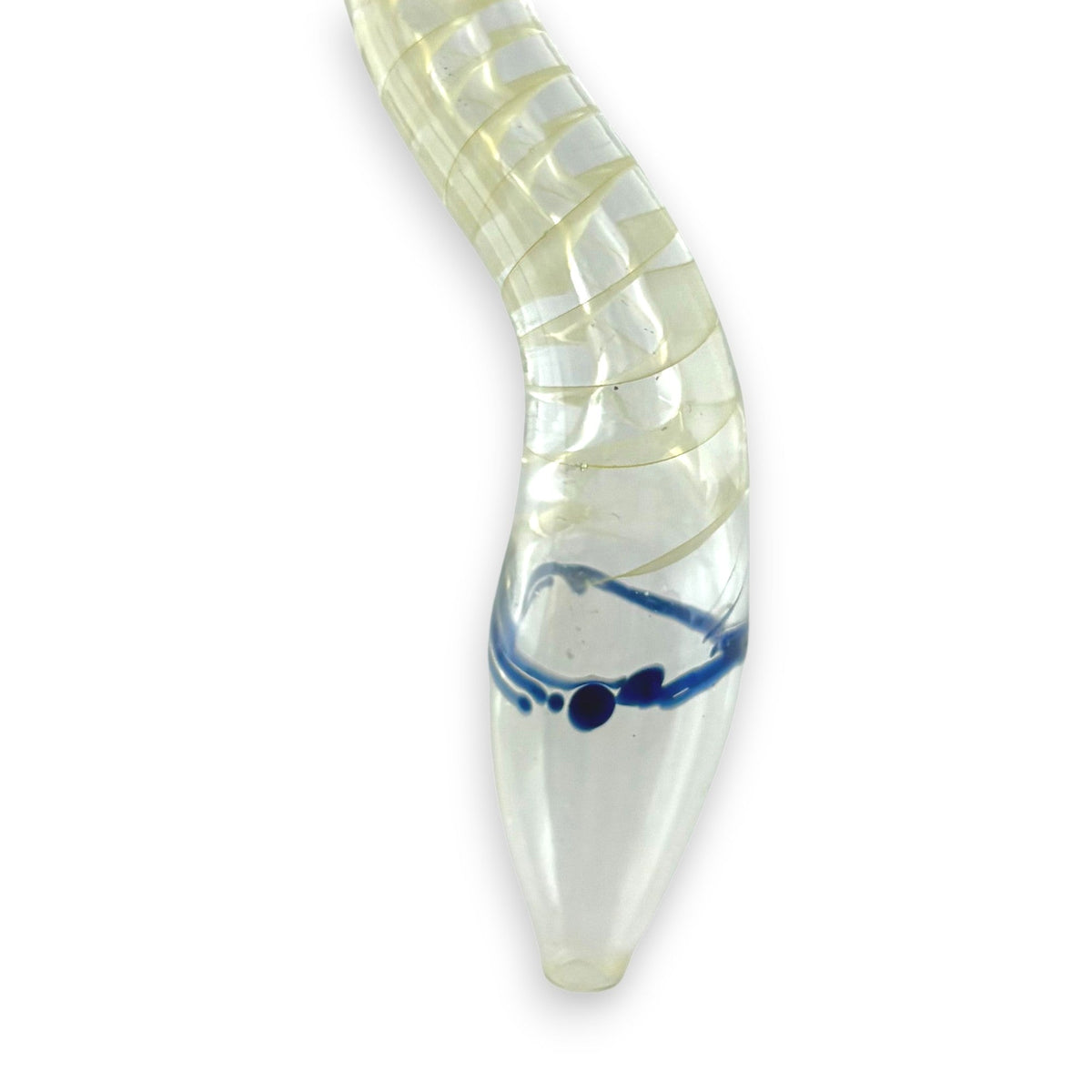Ensemble de 2 pipes en verre Sherlock en spirale de 10 cm