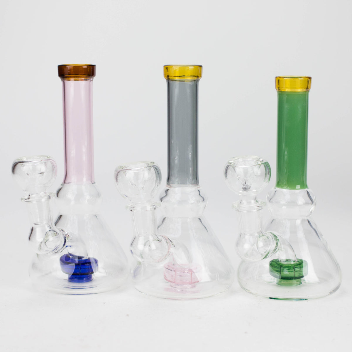 6" Cone Diffuser Stemless Glass Bong – 14mm