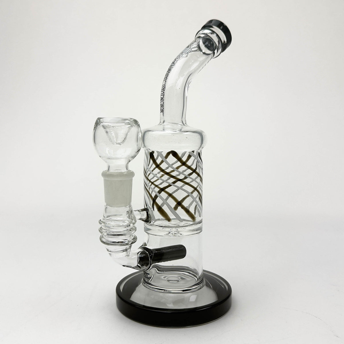 10" Glass Bong with Inline Diffuser – 18mm Joint