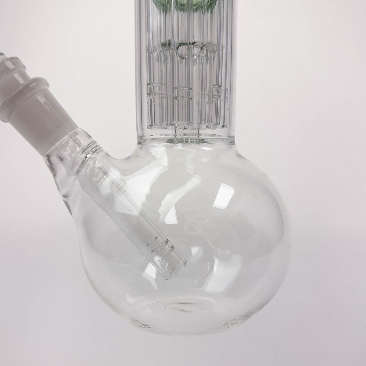 10" Tree Perc Round Glass Bong – 14mm Joint