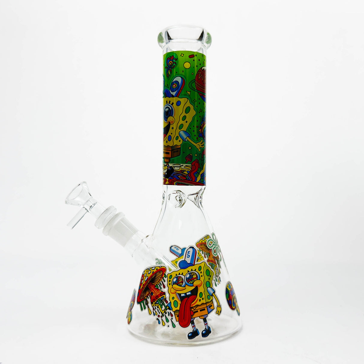 10" Glass Beaker Bong with SB Design