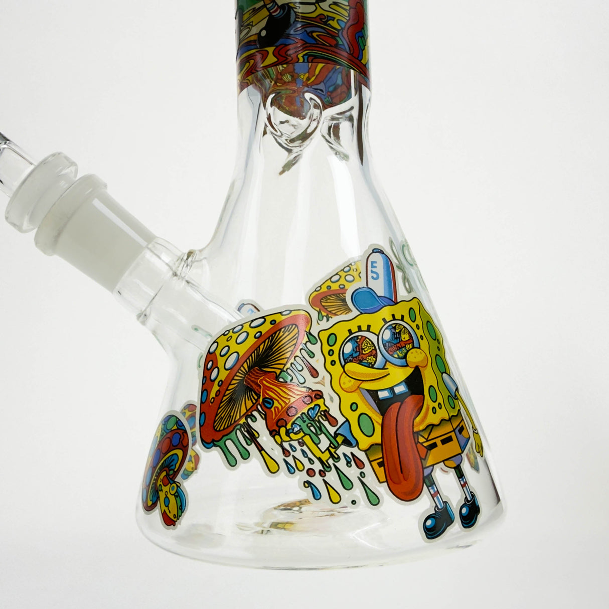 10" Glass Beaker Bong with SB Design