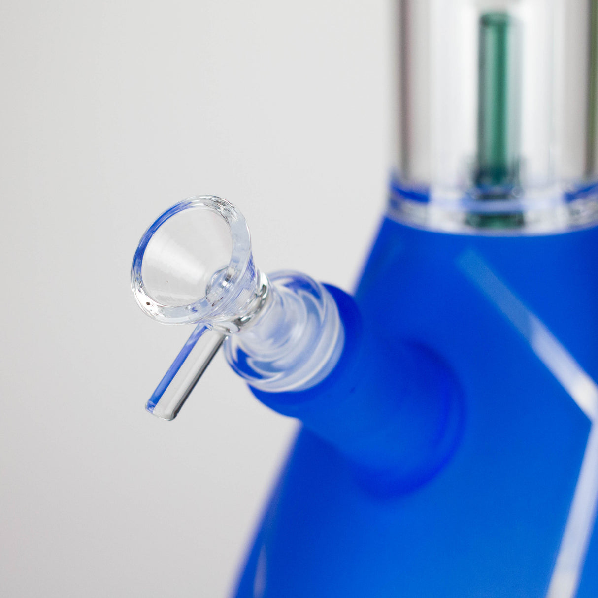 14" 7 mm Fancy 420 Glass Bong with Double Percolator