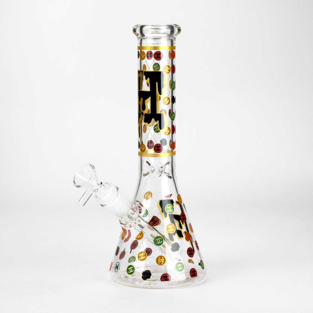 10" Fashion Design Glass Beaker Bong