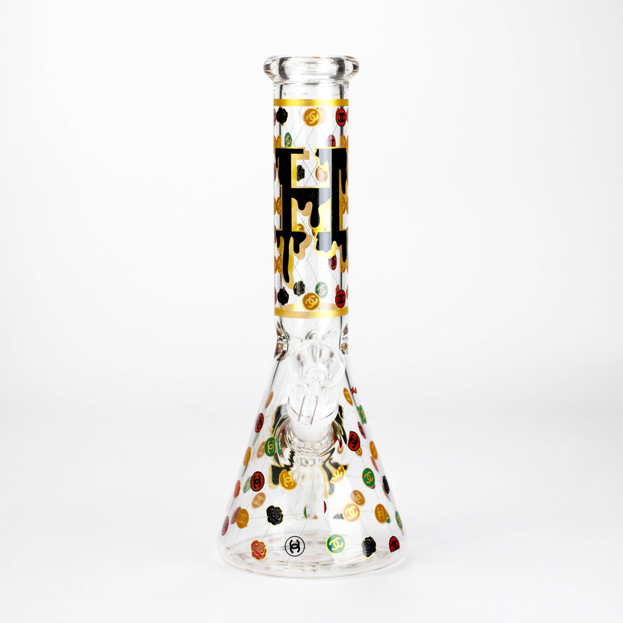 10" Fashion Design Glass Beaker Bong