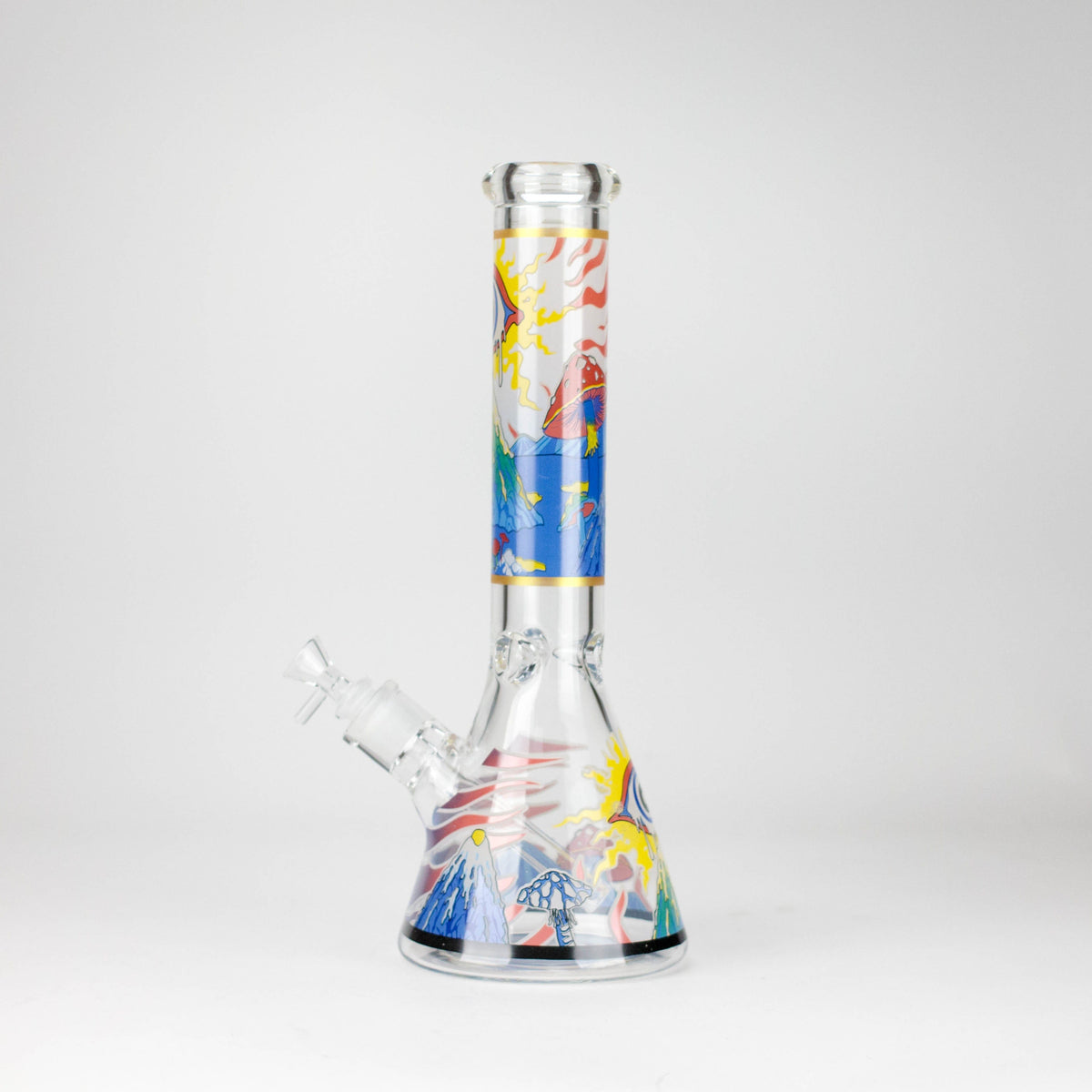 777 Smoke Glass Bong 14" Eye Design 7 mm Heavy-Duty Glass Beaker Bong 14" Eye Design 7 mm Glass Beaker Bong | Canada