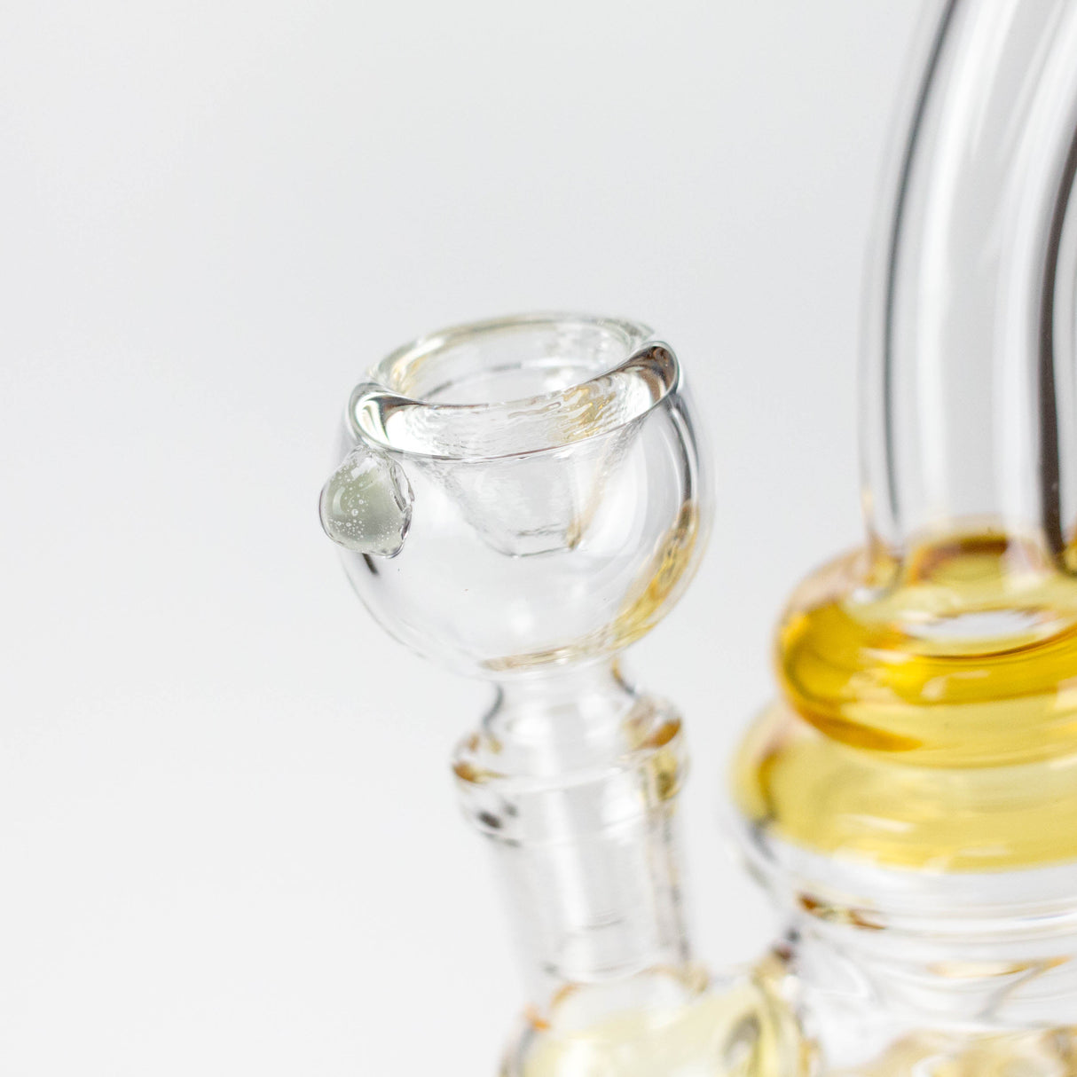 6" Assorted Stemless Glass Bong with 14 mm Bowl Joint